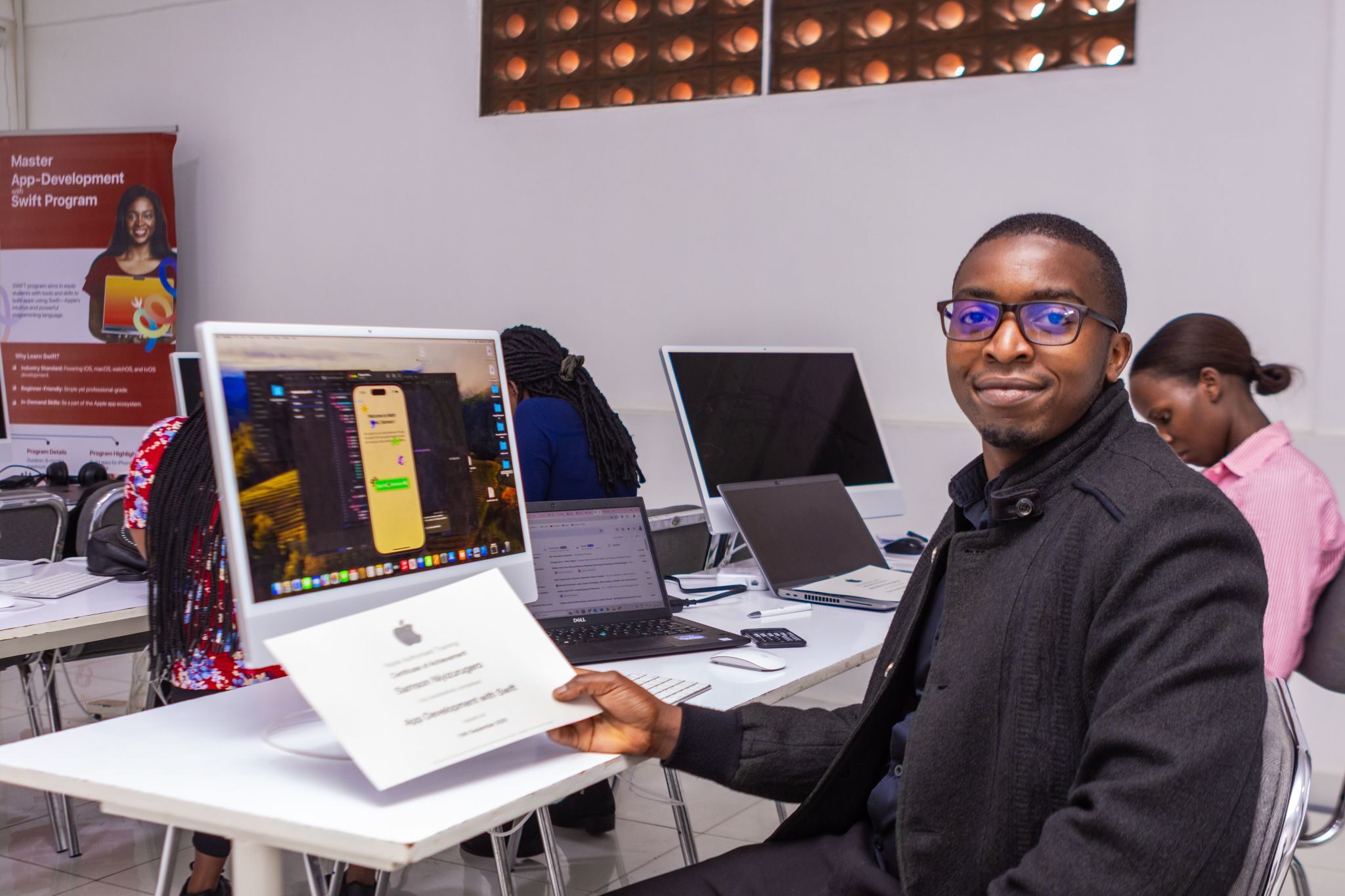 Graduate of the App Development with Swift programme at the DTC Apple Authorized Training Centre.